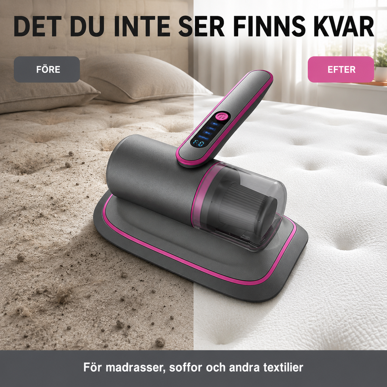 RenBädd Pro™ | Djuprengöring för madrasser, soffor och textilier